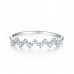 Wedding Band Diamond Half Eternity Ring SS0155