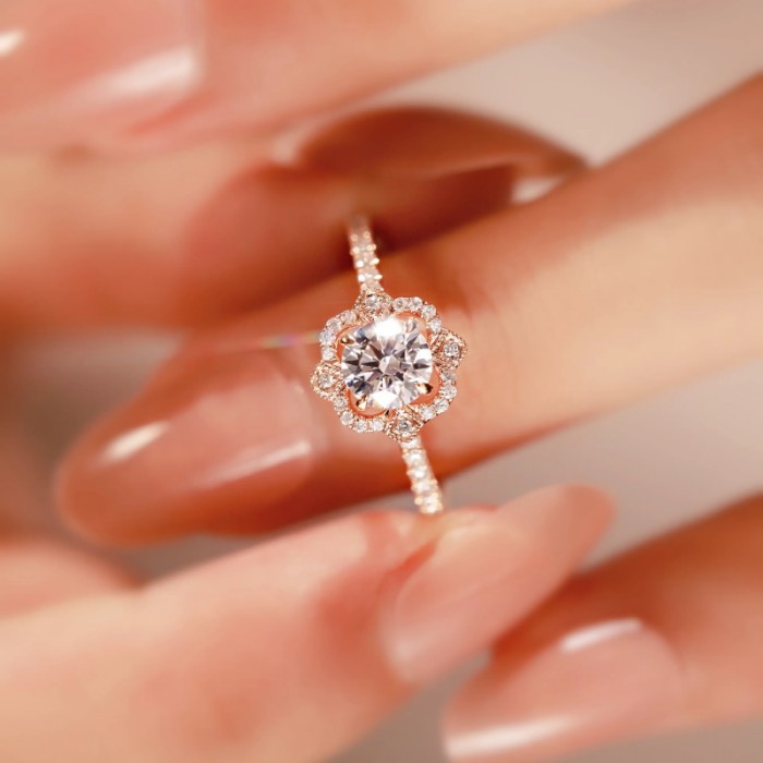 Vintage Tektaş Yüzük HRD Sertifikalı Pırlanta SS0228