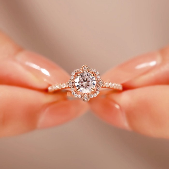 Vintage Tektaş Yüzük HRD Sertifikalı Pırlanta SS0228