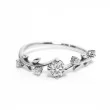 Natural Diamonds Ivy Leaf Design Ring SS0361