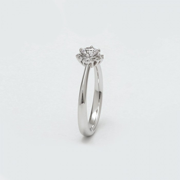 Shamrock HRD Certificate Diamond Ring SS0298 Shamrock HRD Certificate Diamond Ring SS0298