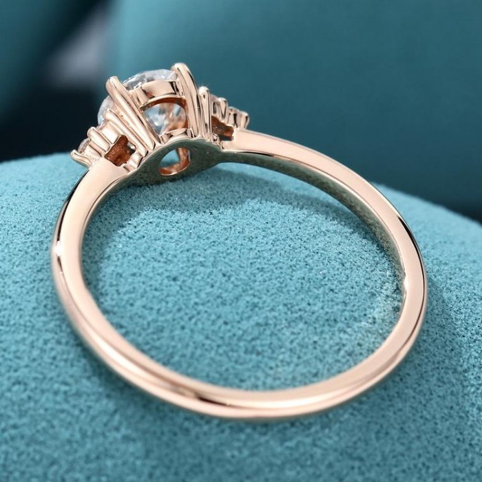 Diamond Engagement Ring Rose Gold SS0024 Diamond Engagement Ring Rose Gold SS0024