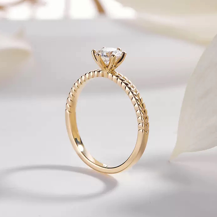Leaf Design Diamond GIA Certificate Ring SS0164 Leaf Design Diamond GIA Certificate Ring SS0164