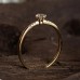 Diamond Solitaire Ring 14K Yellow Gold SS0098