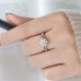 Vintage Snowflake Design Diamond Ring