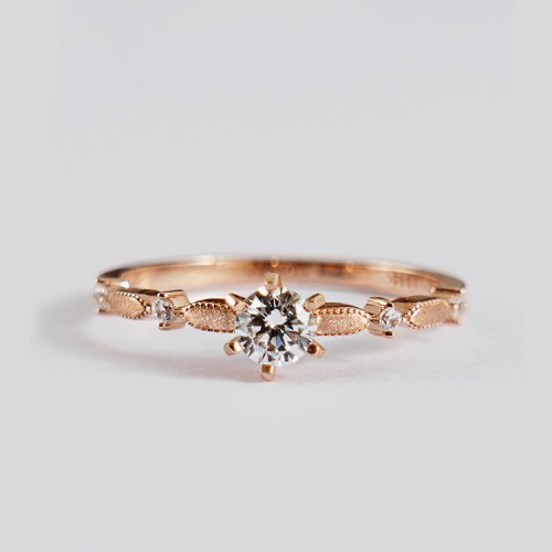 Vintage Style Engagement Diamond Ring SS0051