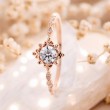 0.36 CT Vintage Tasarım Pırlanta Tektaş Yüzük SS0010