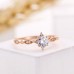 Vintage Style Diamond Ring HRD Certificate SS0007
