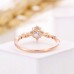 Vintage Style Diamond Ring HRD Certificate SS0007
