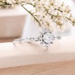 0.36 CT Vintage Tasarım Pırlanta Tektaş Yüzük SS0010