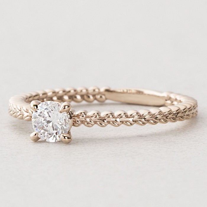 Virgo Design Diamond Solitaire Ring SS0214 Virgo Design Diamond Solitaire Ring SS0214