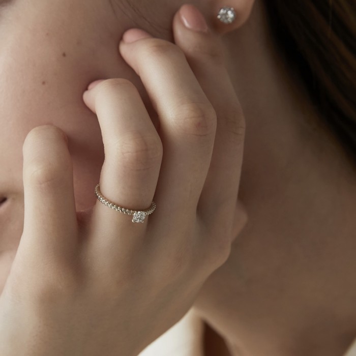 Virgo Design Diamond Solitaire Ring SS0214 Virgo Design Diamond Solitaire Ring SS0214