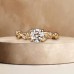 Ivy Leaf Design Diamond Engagement Ring SS0365