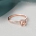 Morganite & Diamond Engagement Ring SS0093