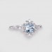 Aquamarine & Diamond Engagement Ring SS0333