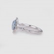 Aquamarine & Diamond Engagement Ring SS0333