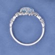 Aquamarine & Diamond Engagement Ring SS0333