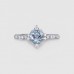 Aquamarine & Diamond Vintage Style Ring SS0334