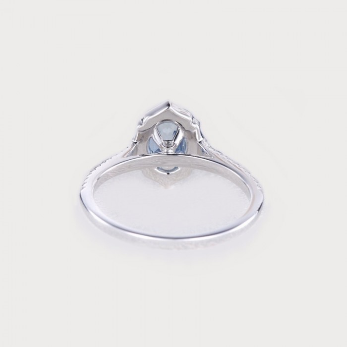 Aquamarine & Diamond Wedding Ring SS0335 Aquamarine & Diamond Wedding Ring SS0335