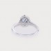 Aquamarine & Diamond Wedding Ring SS0335