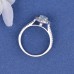 Aquamarine & Diamond Wedding Ring SS0335