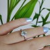 Aquamarine & Diamond Vintage Engagement Ring SS0025