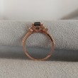 Gri Spinel Taşlı Ve Pırlantalı Yüzük Turin SS0223