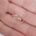 Morganite & Diamond Leaf Engagement Ring SS0056