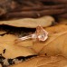 Pear Morganite & Pear Diamond Ring SS0111