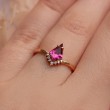 Kite Pembe Turmalin Ve Pırlanta Yüzük SS0180
