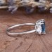 London Blue Topaz & Diamond Ring SS0009