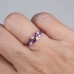 Marquise Amethyst & Diamond Design Ring SS0199
