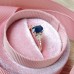 1.00 Carat Oval Blue Sapphire Diamond Ring SS0157
