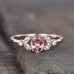Morganite & Marquise Diamond Engagement Ring SS0026
