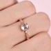 Morganite & Diamond Engagement Art Deco Ring SS0039