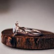 White Morganite & Diamond Vintage Ring SS0229