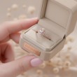 Morganite & Diamond Halo Engagement Ring Morganite & Diamond Halo Engagement Ring