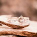 Natural Morganite & Diamond Vintage Ring SS0060