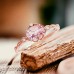 Pink Morganite & Diamond Vintage Ring SS0241