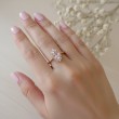 Vintage Ring Morganite Diamond Rose Gold Vintage Ring Morganite Diamond Rose Gold