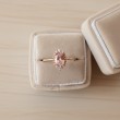 Vintage Ring Morganite Diamond Rose Gold Vintage Ring Morganite Diamond Rose Gold