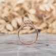 Vintage Ring Morganite Diamond Rose Gold Vintage Ring Morganite Diamond Rose Gold