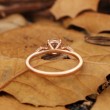 Round Morganite & Marquise Diamond Ring SS0110