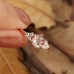 Round Morganite & Diamond Engagement Ring SS0109