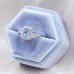 Emerald Cut Aquamarine & Diamond Ring SS0105
