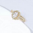 Oval White Morganite & Diamond Vintage Ring SS0312