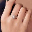 Oval White Morganite & Diamond Vintage Ring SS0312