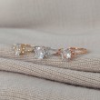 White Morganite & Diamond Leaf Ring SS0156