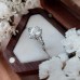 Colorless White Topaz & Diamond Vintage Ring SS0239