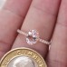 Morganite & Diamond Engagement Ring SS0028